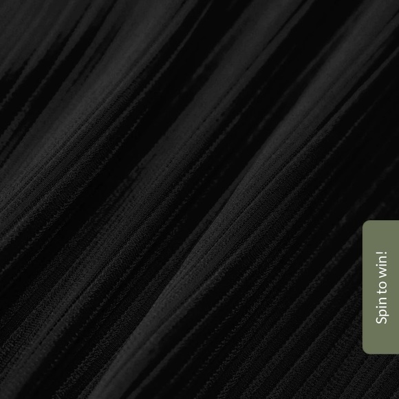 Black ribbed bikini bottom - Picture 5 of 5